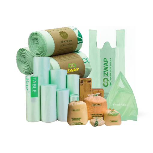 ZWAP BIOCARE Biodegradable Carry Bags